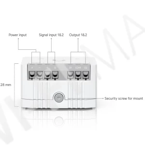 Ubiquiti UniFi Protect SuperLink Relay, реле для управления и интеграции устройств/датчиков сторонних производителей