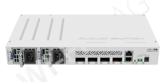 Mikrotik Cloud Router Switch CRS504-4XQ-IN, коммутатор с функциями маршрутизатора