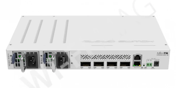 Mikrotik Cloud Router Switch CRS504-4XQ-IN, коммутатор с функциями маршрутизатора