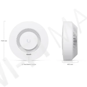 Ubiquiti UniFi Protect Smoke and CO Alarm SuperLink, беспроводной детектор дыма и угарного газа