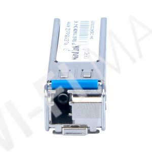 Max Link 1.25G SFP industrial optical module, WDM(BiDi), SM, Tx1310/Rx1550nm, 20km, 1xLC connector, DDM, оптический модуль