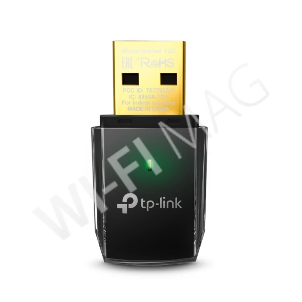 TP-Link Archer T2U AC600, двухдиапазонный Wi-Fi USB‑адаптер