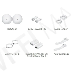 Ubiquiti UniFi Building Bridge (2-pack) антенна панельная активная (2 штуки)