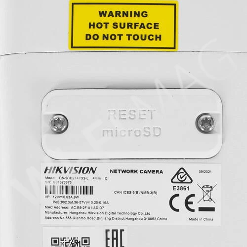 Hikvision DS-2CD2T47G2-L(C)(2.8mm) 4 Мп уличная цилиндрическая IP-видеокамера ColorVu