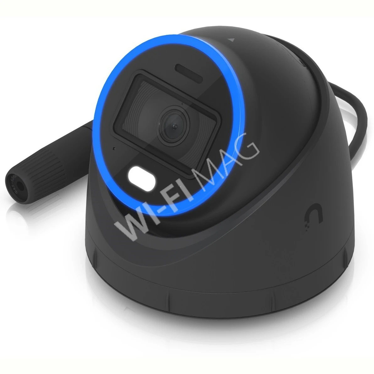 Ubiquiti UniFi Video Camera AI Turret Black, 8 Мп черная уличная PoE+ турельная со слотом для карты памяти IP-видеокамера