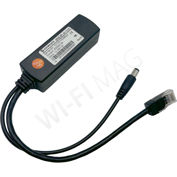 Conexpro GPOE-SPL-AF-12-15, разветвитель PoE 1 Гбит/с с разъёмом постоянного