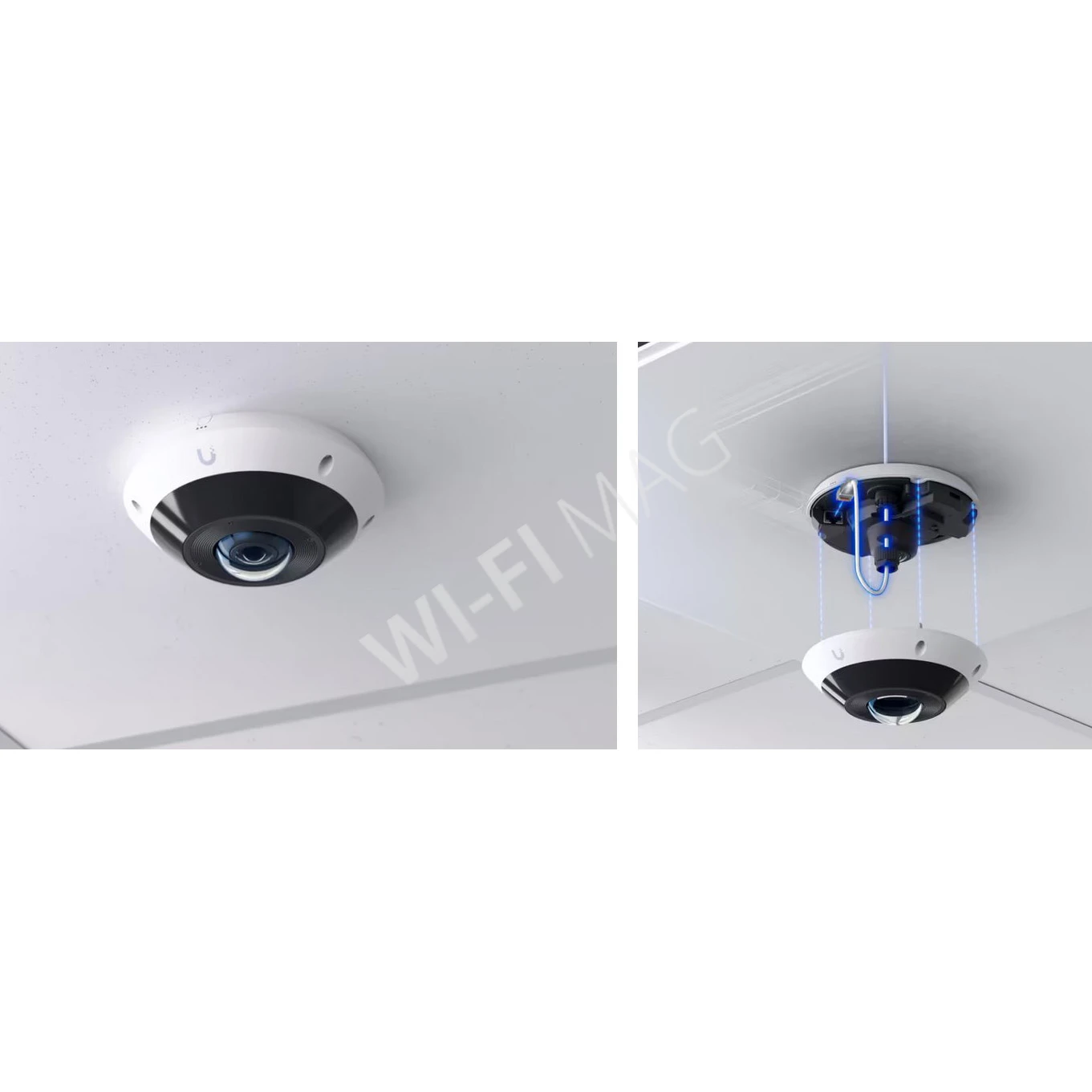 Ubiquiti UniFi G6 Pro 360 Flush Mount Camera Fisheye White, 12 Мп уличная PoE+ c панорамным охватом 360° белая IP-видеокамера