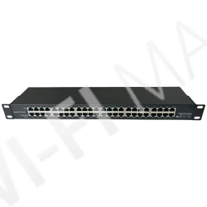 Conexpro POE-PAN24-GBM, 24-портовая гигабитная пассивная PoE-панель для 19" стойки