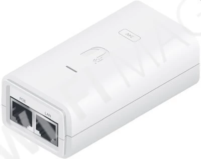 Ubiquiti Gigabit POE Adapter 24В 1А (24 Вт) блок питания белый