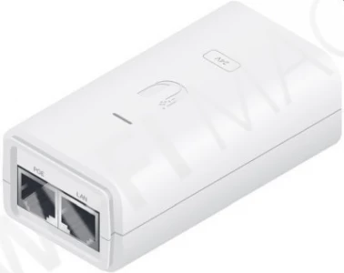 Ubiquiti Gigabit POE Adapter 24В 1А (24 Вт) блок питания белый