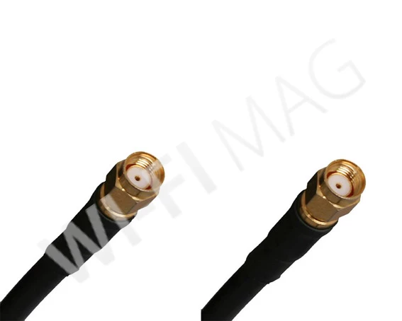 Кабель RP-SMA-Male/RP-SMA-Male RF240, 4 метра