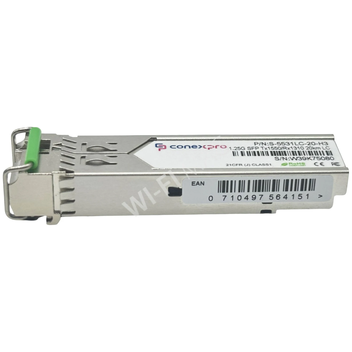 Conexpro S-5531LC-20-H3 модуль SFP Single Mode, 1.25 Гбит/с, LC, WDM/BiDi, 20 км (Tx=1550/Rx=1310) DDM - H3C