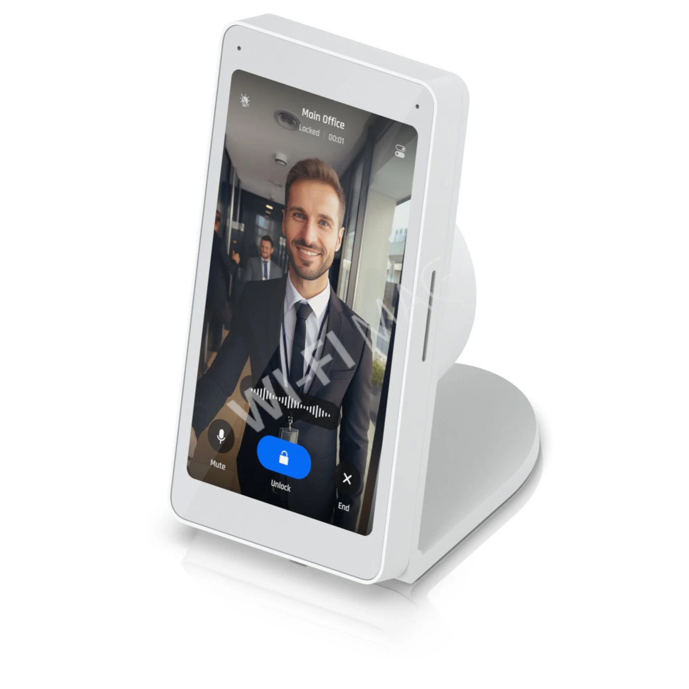Ubiquiti Intercom Viewer Table Stand, настольная алюминиевая подставка для дисплея UA-Intercom-Viewer