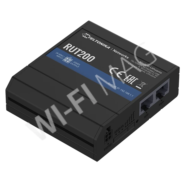 Teltonika RUT200 4G/LTE Wi-Fi Router SIM, промышленный сотовый маршрутизатор Wi-Fi 4
