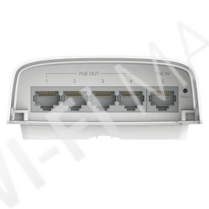 TP-Link SG2005P-PD, уличный Smart с 5 портами 1 Гбит/с (1 PoE-IN++, 4 PoE-OUT+) неуправляемый коммутатор