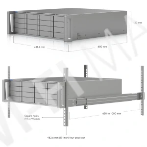 Ubiquiti Enterprise Storage Expansion 16, расширение хранилища для ENAS и ENVR-Core