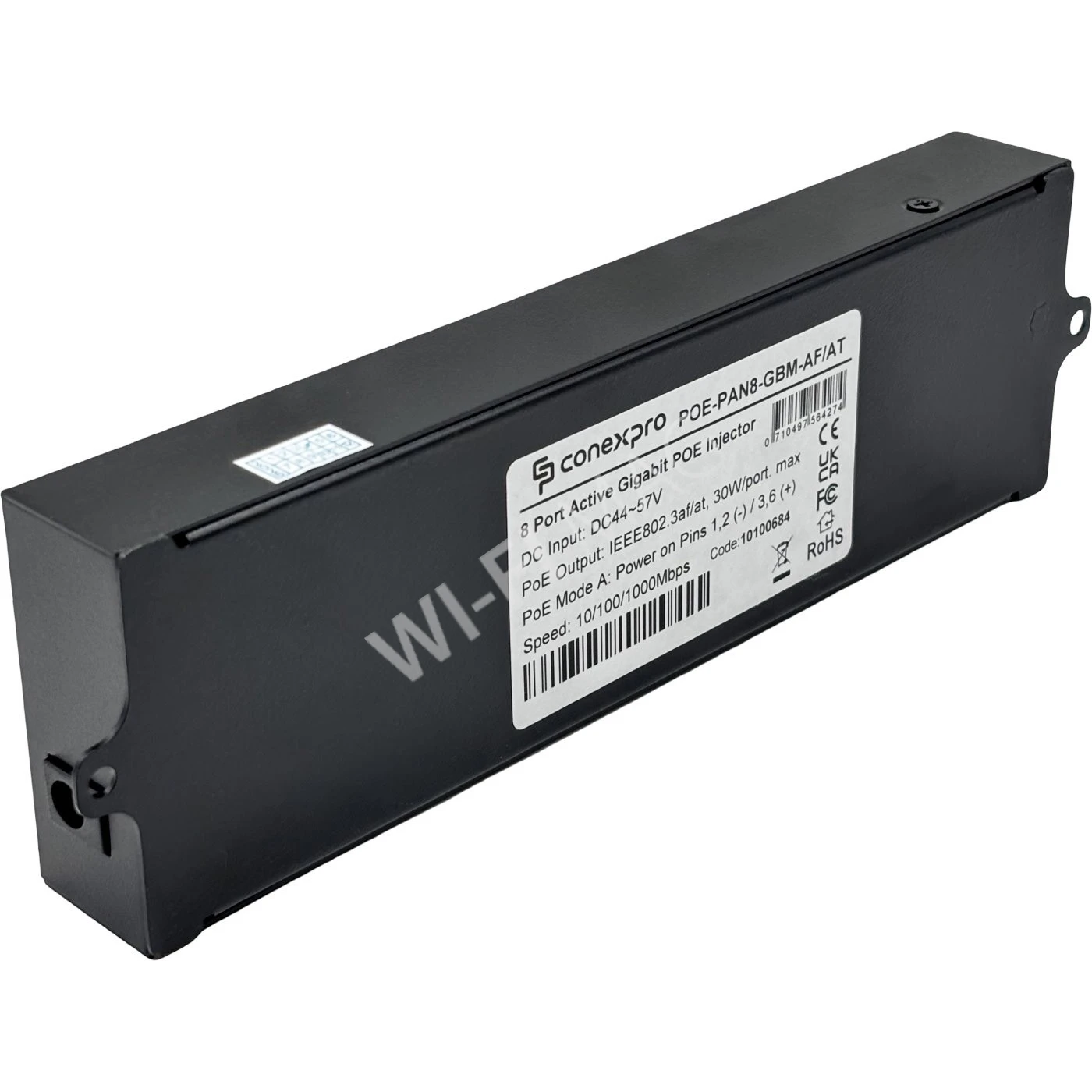 Conexpro POE-PAN8-GBM-AF/AT, 8-портовый гигабитный 802.3af/at PoE-инжектор