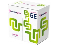 Кабельная продукция Кабель Conexpro UTP, CAT5e, PVC, 24AWG, 5мм, 305м, серый