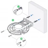 Ubiquiti UniFi AP Arm Mount, кронштейн на стену для полноразмерных флагманских точек доступа Wi-Fi UniFi