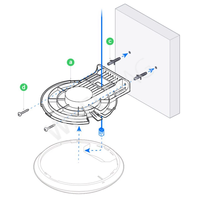 Ubiquiti UniFi AP Arm Mount, кронштейн на стену для полноразмерных флагманских точек доступа Wi-Fi UniFi