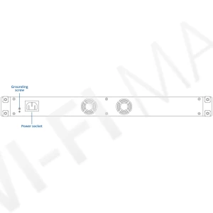 Teltonika SWM282 PoE+ Managed Switch, с 24-мя портами PoE+ 1 Гбит/с и 4-мя SFP управляемый коммутатор