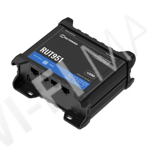 Teltonika RUT951 PoE+ Industrial Cellular Router, промышленный сотовый маршрутизатор PoE+