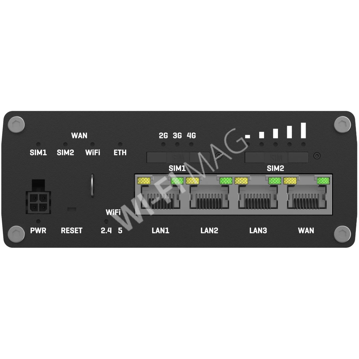Teltonika RUTM11, двухдиапазонный промышленный маршрутизатор 4G LTE Cat 6 c GNSS и 2-мя слотами для SIM
