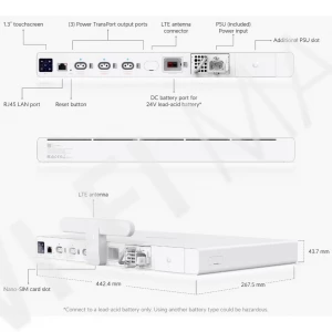 Ubiquiti UISP Power Professional, профессиональная система бесперебойного питания