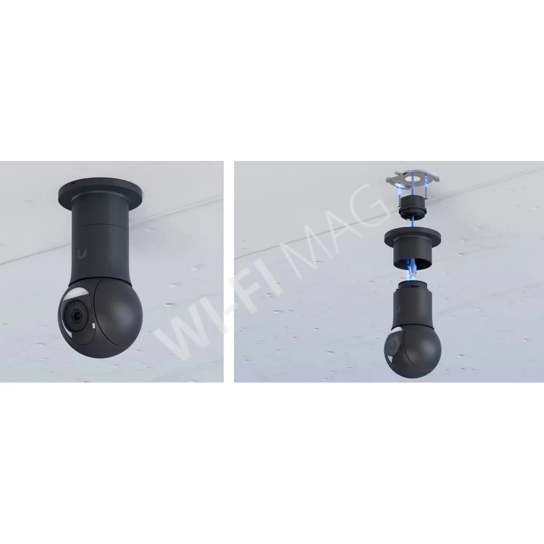 Ubiquiti G5 PTZ Surface Mount Black, черный кронштейн для поверхностного монтажа на потолок видеокамеры UVC-G5-PTZ-B