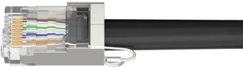Коннектор Conexpro FTP RJ45, Cat.5e, 8p8c, wire, gilded, экранированный с зажимом для кабеля заземления