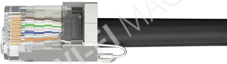 Коннектор Conexpro FTP RJ45, Cat.5e, 8p8c, wire, gilded, экранированный с зажимом для кабеля заземления