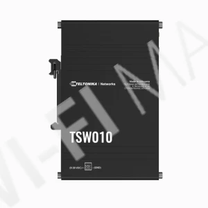 Teltonika TSW010 DIN rail switch, неуправляемый коммутатор (9-30 В постоянного тока)
