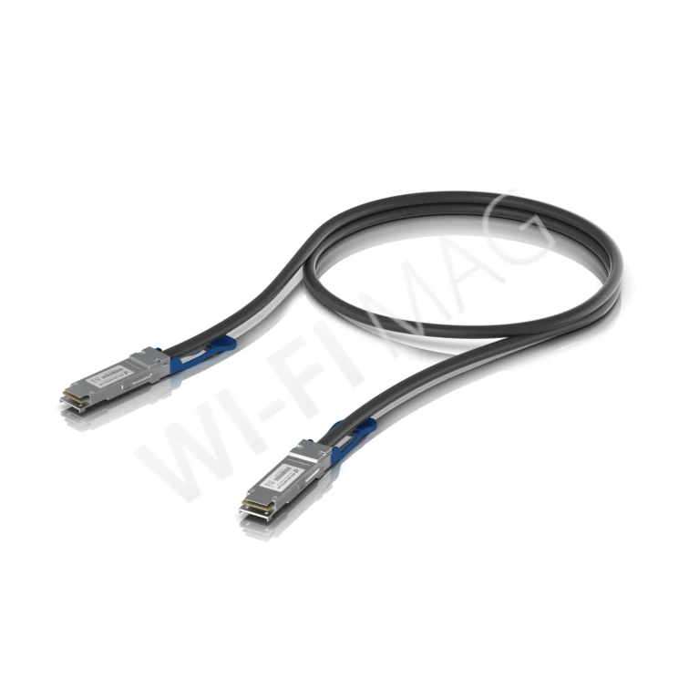 Ubiquiti UniFi 100G Direct Attach Cable, соединительный кабель QSFP28, длина 0.5 м.
