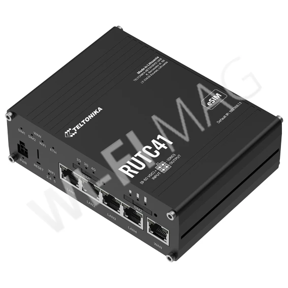 Teltonika RUTC41, двухдиапазонный промышленный маршрутизатор 4G Wi-Fi 6