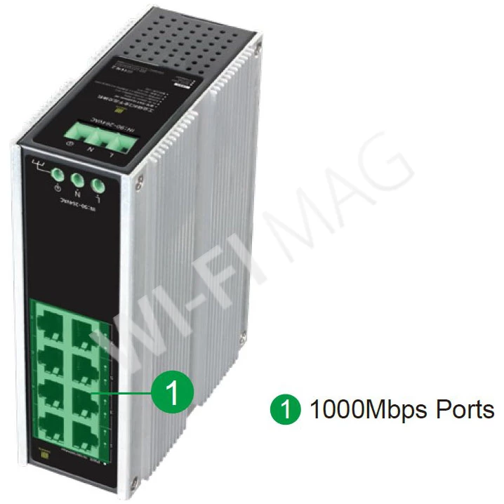 Conexpro GNT-IG1008GL-AC, промышленный 8-портовый (1 Гбит/с) неуправляемый коммутатор