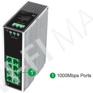 Conexpro GNT-IG1008GL-AC, промышленный 8-портовый (1 Гбит/с) неуправляемый коммутатор