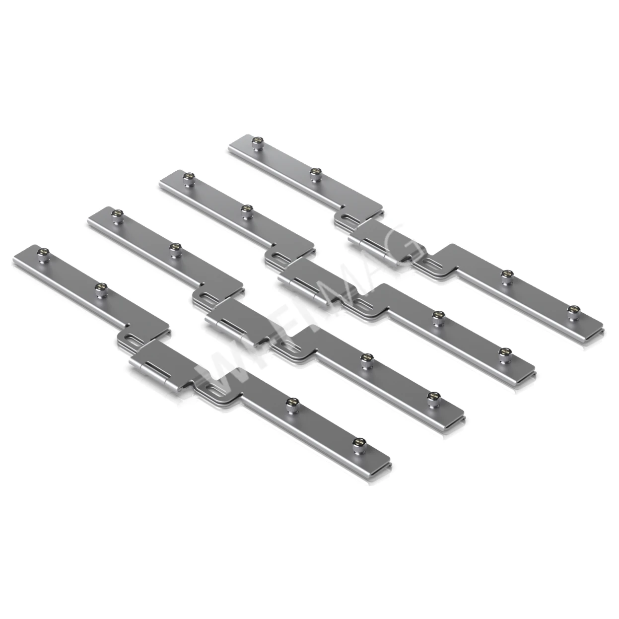 Ubiquiti Toolless Mini Rack Stacking Kit, крепления для объединения 2-х стоек Toolless Mini Rack в одну