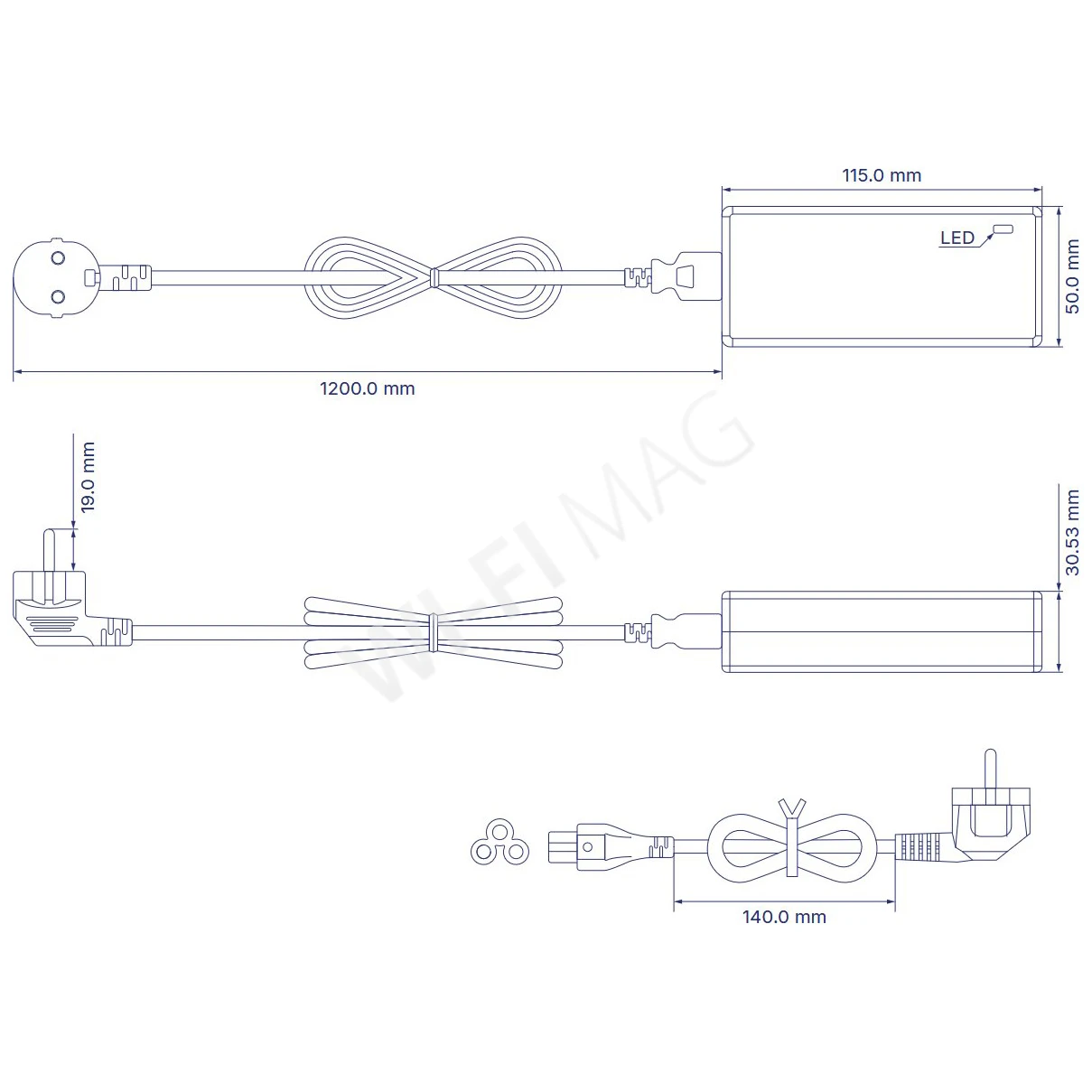 Teltonika PR325EUB EU Single Port Gigabit PoE Injector, PoE-инжектор (30 Вт)