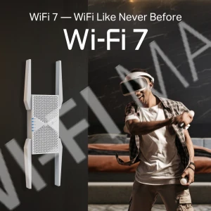 TP-Link RE655BE BE11000, трёхдиапазонный усилитель сигнала Wi-Fi 7 EasyMesh