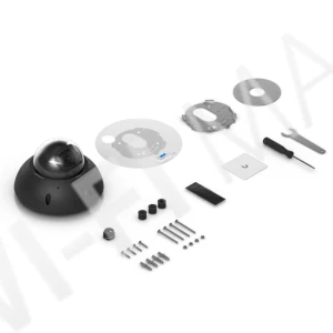 Ubiquiti UniFi G6 Pro Dome Camera Black, 8 Мп уличная PoE+ с 2,36-кратным зумом и слотом для MicroSD черная IP-видеокамера