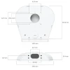 Ubiquiti AI Multi Sensor 2 Camera Arm Mount, настенное/угловое крепление для камеры UVC-AI-MS-2