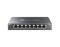 Управляемые коммутаторы с PoE TP-Link TL-RP108GE, 8-портовый 1 Гбит/с (7 PoE-IN+, 1 PoE-OUT+) управляемый коммутатор