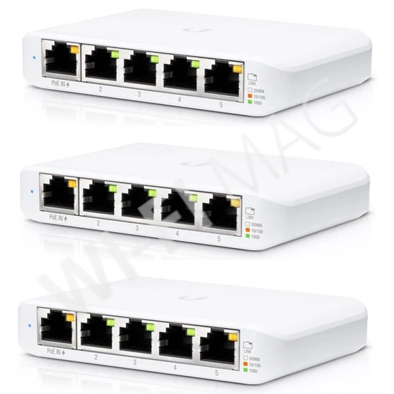 Ubiquiti UniFi Switch Flex Mini электронное устройство, комплект 3 штуки