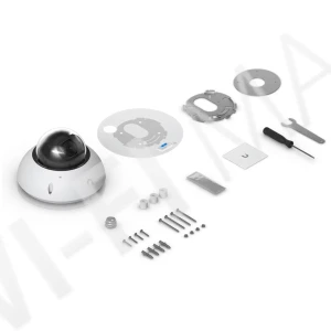 Ubiquiti UniFi G6 Edge Dome Camera, 8 Мп уличная PoE+ с микрофоном и ночным видением белая IP-видеокамера