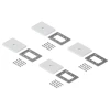 Ubiquiti Vertical 1-Port Paintable Keystone Wall Plate (4-pack) вертикальные панели с 1-м слотом Keystone (4 штуки)