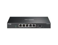 Управляемые коммутаторы с PoE TP-Link ES206XPP-M2 Omada, 1 SFP+ и 5 портов RJ45 2,5 Гбит/с (4 PoE++) управляемый коммутатор