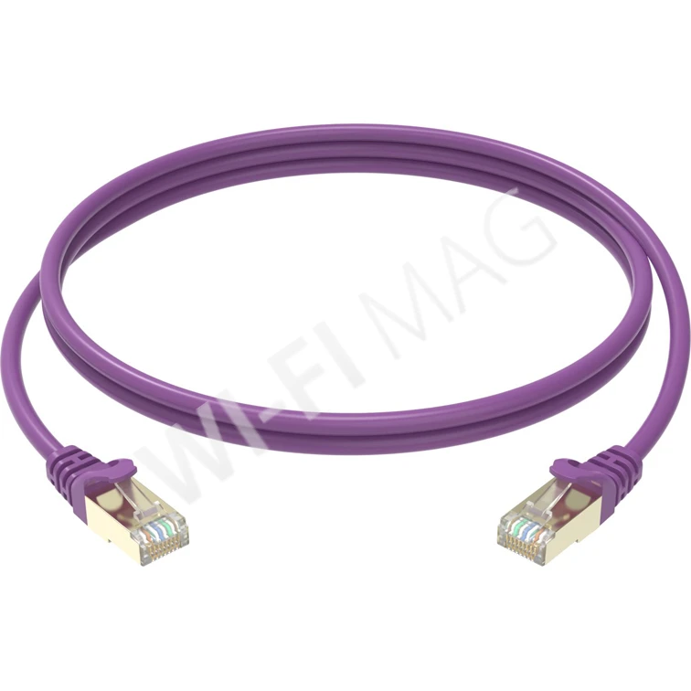 Conexpro Patch Cable STP, CAT6A (0,25 метра) патч-кабель фиолетовый