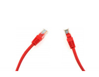 Кабель патч-корд Masterlan patch cable UTP, Cat5e, 0.5 м, неэкранированный, красный