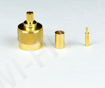 Коннектор N-Male для коаксиального кабеля H155, RF240