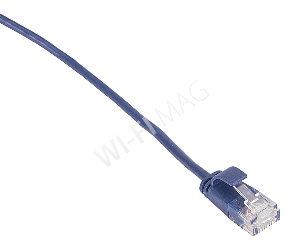 Кабель патч-корд Masterlan Comfort patch cable UTP, Cat6, extra slim, 3 м, неэкранированный, синий